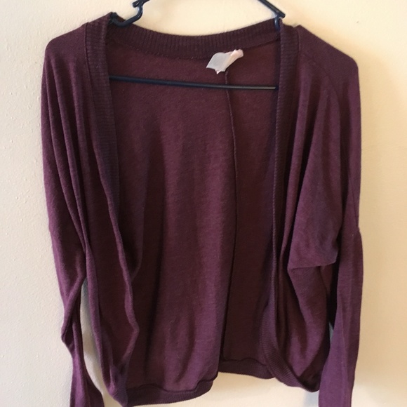 Medium Purple Belle Du Jour Cardigan - Picture 1 of 3